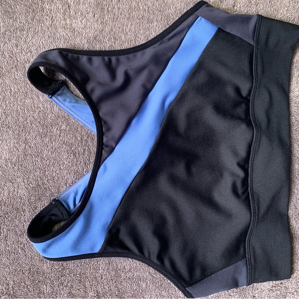 C9 by Champion Black and Blue Racerback Sports Bra